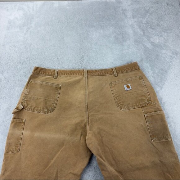 Vintage Carhartt Men's Sz 45x27 B01-BRN Double Knee Carpenter Pants Made in USA - Picture 14 of 14